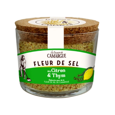 Organska mešavina začina (majčina dušica i limun) i cvetne morske soli 140g