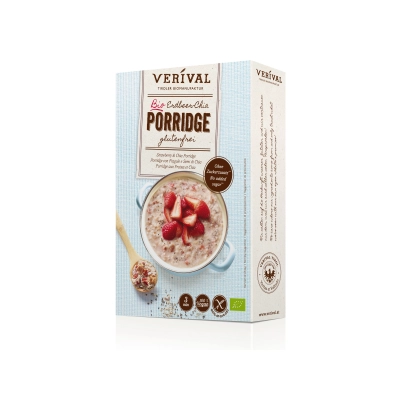 Organska ovsena kaša sa jagodama i čija semenom (gluten free) 350g